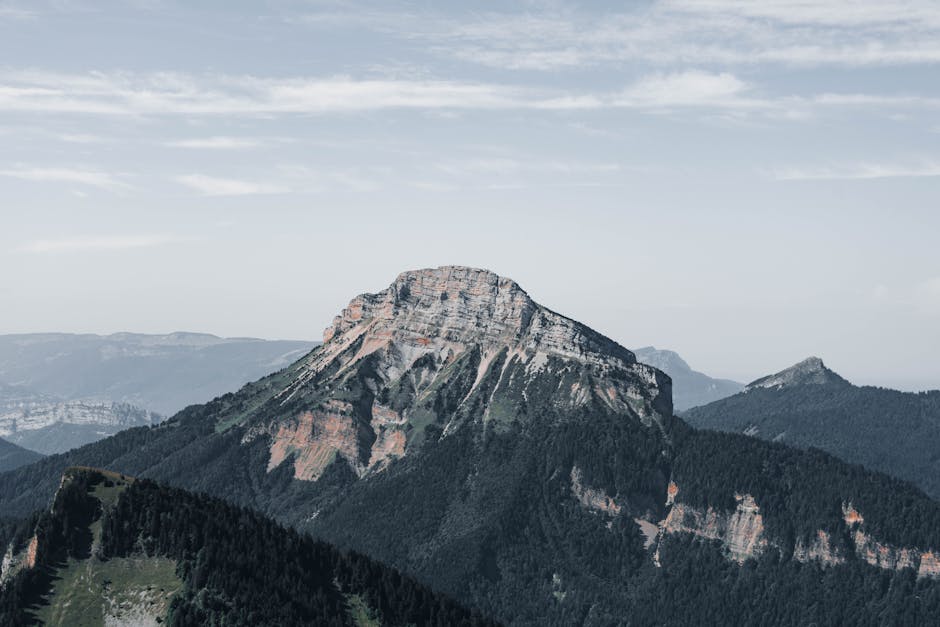 Mountain Landscapes - Stunning mountain view in Crolles, Auvergne-Rhôn #28623682